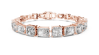 Prismara Large Radiant Cut Lab Grown Diamond Statement Bracelet