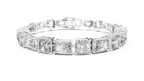 Prismara Large Radiant Cut Lab Grown Diamond Statement Bracelet