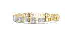 Prismara Large Radiant Cut Lab Grown Diamond Statement Bracelet