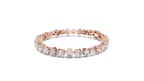 Ellipsa Oval Cut Lab Grown Diamond Tennis Bracelet