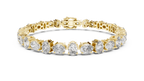 Ellipsa Oval Cut Lab Grown Diamond Tennis Bracelet
