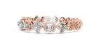 Harlequina Asscher & Emerald Cut Art Deco Lab Grown Diamond Bracelet