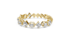 Harlequina Asscher & Emerald Cut Art Deco Lab Grown Diamond Bracelet