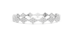 Lozanne Lozenge Cluster Lab Grown Diamond Link Bracelet