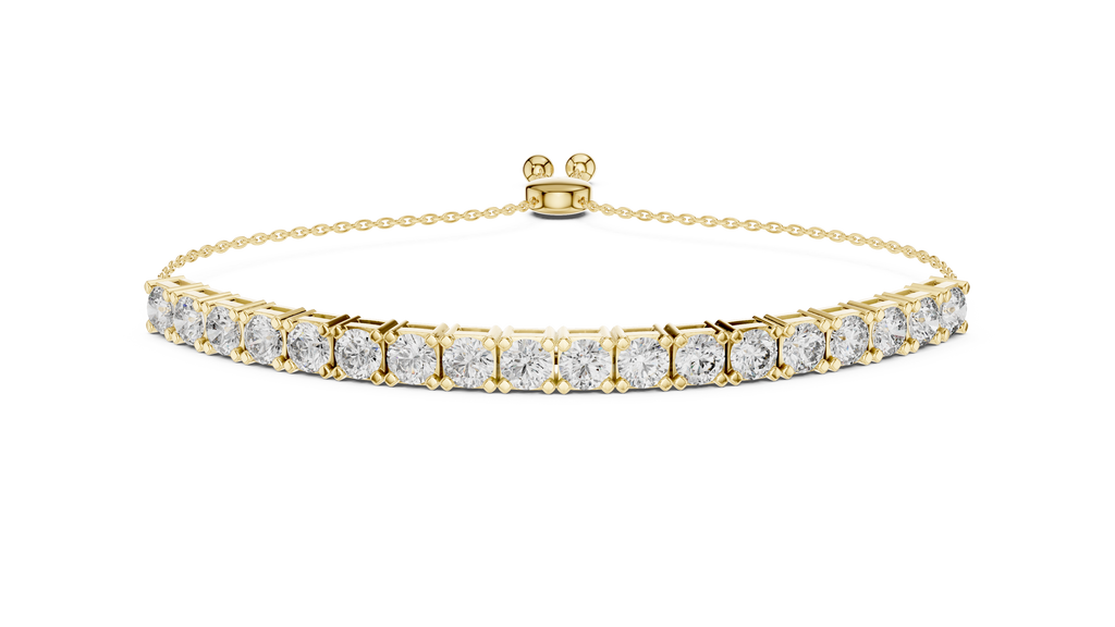 Slidora Adjustable Slider Lab Grown Diamond Tennis Bracelet