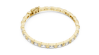 Stepora Emerald Cut Lab Grown Diamond Tennis Bracelet