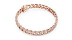 Linkora Cuban Link Pavé Lab Grown Diamond Chain Bracelet