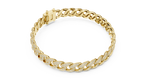 Linkora Cuban Link Pavé Lab Grown Diamond Chain Bracelet