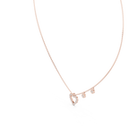 Amelia Heart Station Lab Grown Diamond Pendant Necklace
