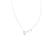 Amelia Heart Station Lab Grown Diamond Pendant Necklace