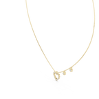 Amelia Heart Station Lab Grown Diamond Pendant Necklace