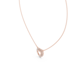 Amara Heart Halo Lab Grown Diamond Pendant Necklace
