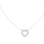 Amara Heart Halo Lab Grown Diamond Pendant Necklace