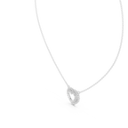 Amara Heart Halo Lab Grown Diamond Pendant Necklace