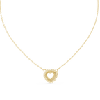 Amara Heart Halo Lab Grown Diamond Pendant Necklace