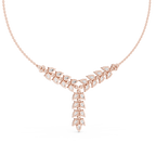 Seraphina Pear Cluster Lab Grown Diamond Y-Necklace