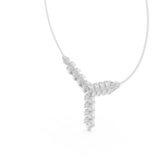 Seraphina Pear Cluster Lab Grown Diamond Y-Necklace
