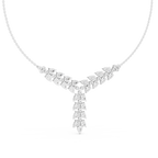 Seraphina Pear Cluster Lab Grown Diamond Y-Necklace