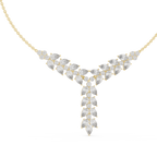 Seraphina Pear Cluster Lab Grown Diamond Y-Necklace