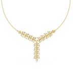 Seraphina Pear Cluster Lab Grown Diamond Y-Necklace