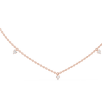 Elowira Delicate Diamond Charm Lab Grown Necklace