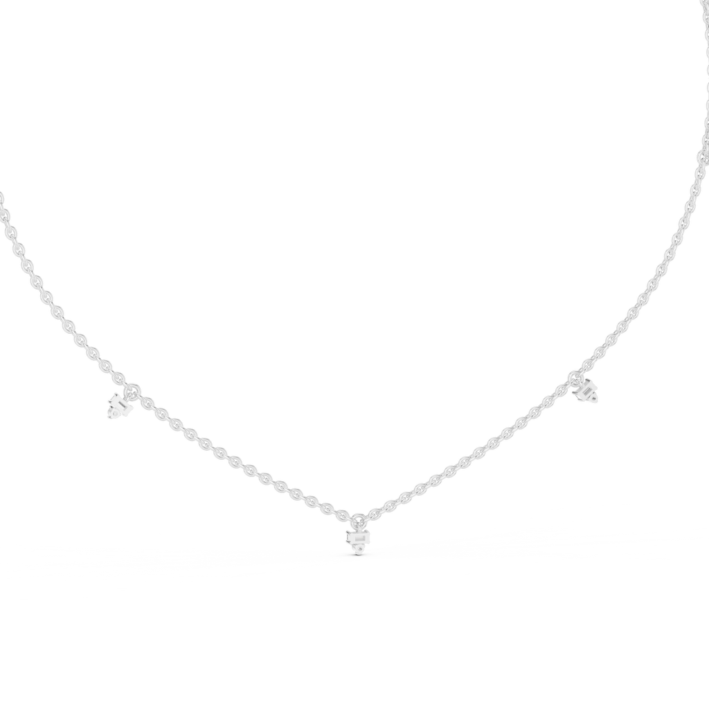 Elowira Delicate Diamond Charm Lab Grown Necklace