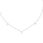 Elowira Delicate Diamond Charm Lab Grown Necklace