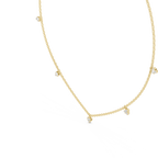 Elowira Delicate Diamond Charm Lab Grown Necklace