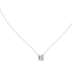 Veyrine Asscher Cut Floating Solitaire Lab Grown Diamond Necklace