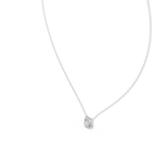 Veyrine Asscher Cut Floating Solitaire Lab Grown Diamond Necklace