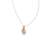 Orbessa Triple Halo Pavé Lab Grown Diamond Pendant Necklace