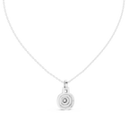 Orbessa Triple Halo Pavé Lab Grown Diamond Pendant Necklace
