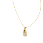 Orbessa Triple Halo Pavé Lab Grown Diamond Pendant Necklace