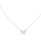 Papilune Pavé Butterfly Lab Grown Diamond Pendant Necklace