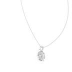 Mirenza Classic Round Brilliant Halo Lab Grown Diamond Pendant