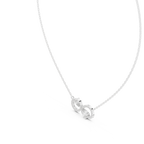 Amarisse Twin Pear Infinity Lab Grown Diamond Necklace