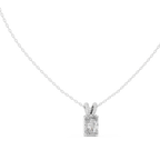 Radiavelle Radiant Cut Solitaire Lab Grown Diamond Pendant Necklace