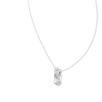 Radiavelle Radiant Cut Solitaire Lab Grown Diamond Pendant Necklace