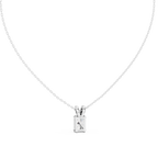 Radiavelle Radiant Cut Solitaire Lab Grown Diamond Pendant Necklace