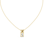 Radiavelle Radiant Cut Solitaire Lab Grown Diamond Pendant Necklace