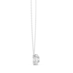 Ovalisse Oval Cut Halo Lab Grown Diamond Pendant Necklace