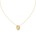Ovalisse Oval Cut Halo Lab Grown Diamond Pendant Necklace