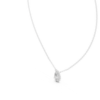 Auravelle Pear Cut Halo Lab Grown Diamond Pendant Necklace