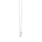 Sorrisa Curved Bar Pavé Lab Grown Diamond Smile Necklace