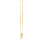 Sorrisa Curved Bar Pavé Lab Grown Diamond Smile Necklace