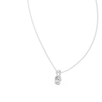 Gouttelle Pear Cut Teardrop Lab Grown Diamond Solitaire Pendant