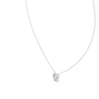 Rosevelle Petal Setting Round Brilliant Lab Grown Diamond Solitaire Necklace