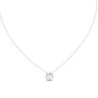 Rosevelle Petal Setting Round Brilliant Lab Grown Diamond Solitaire Necklace