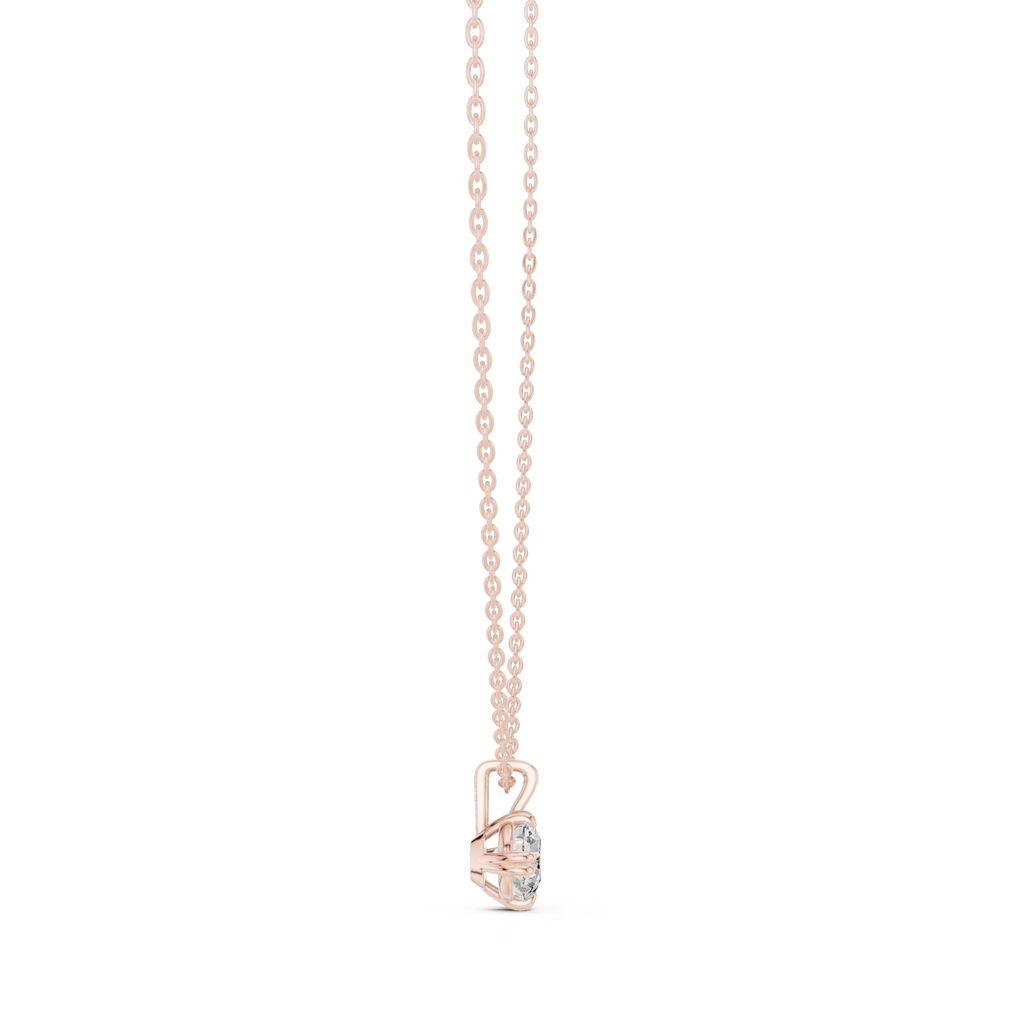 Luxuriöser Teardrop-Diamant-Anhänger mit Halo-Design