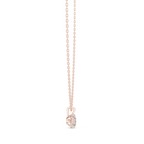 Luxuriöser Teardrop-Diamant-Anhänger mit Halo-Design